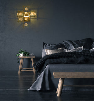 Garroway 2 Light Wall Sconce in Aged Brass Finish