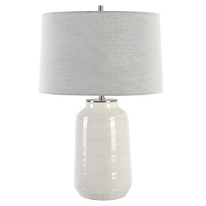 Odawa White Farmhouse Table Lamp