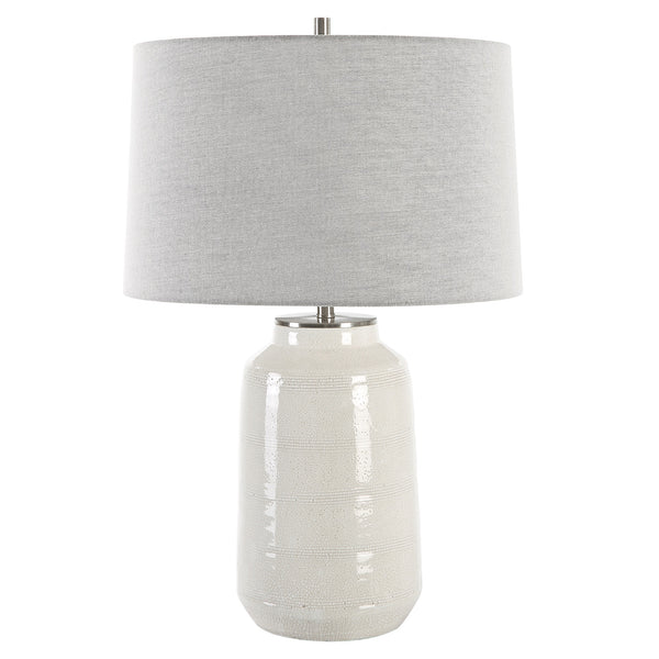 Odawa White Farmhouse Table Lamp