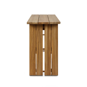 Chapman Outdoor Console Table - Natural Teak-FSC