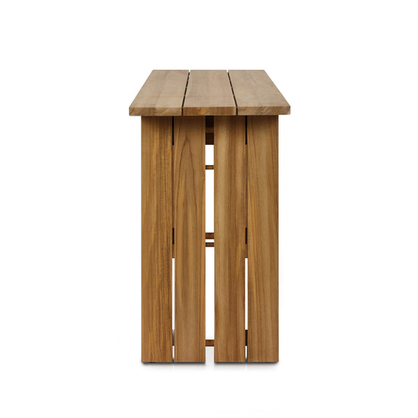 Chapman Outdoor Console Table - Natural Teak-FSC