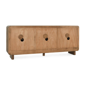 Vally Solid Wood 6 Drawer Buffet with Magnetic Doors