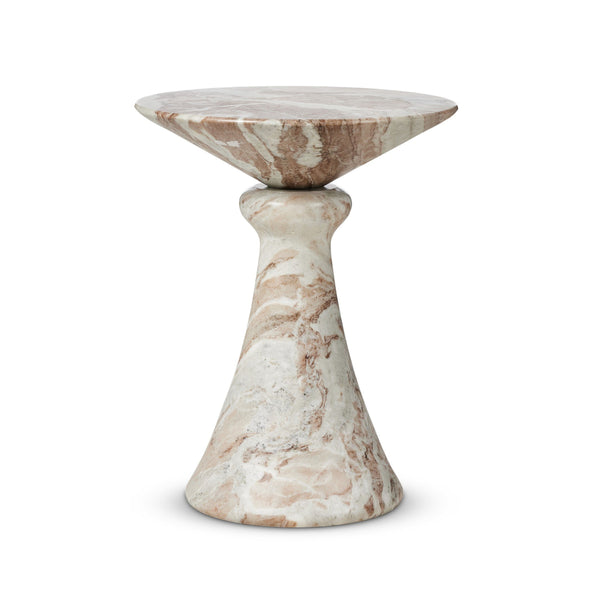 Connie End Table - Sawar Marble