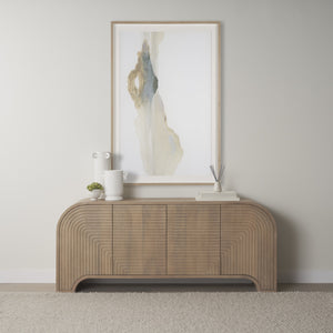Dylan Small Textured Off White w/ Handles Ceramic Vase