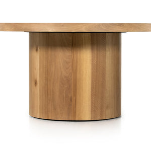 Hudson Round Dining Table In Natural Yukas
