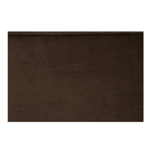 Harmony Dark Brown Faux Mohair Accent Chair by Moe's