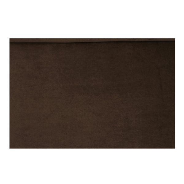 Harmony Dark Brown Faux Mohair Accent Chair by Moe's
