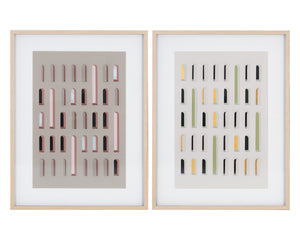 DOOR TO DOOR (SET OF 2) - 36" X 49" - NATURAL FRAME