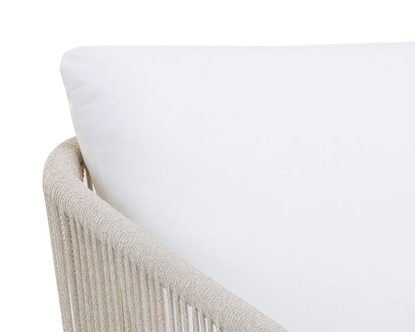 ALLARIZ DINING ARMCHAIR - GREIGE - STINSON WHITE