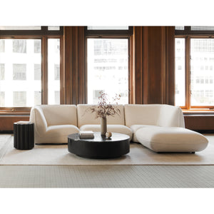 Moe's Taffy Accent Table Black Concrete