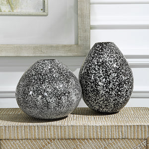 Cosmic Black & White Vases, Set/2