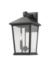 Beacon 2 Light Outdoor Wall Sconce in Oil Rubbed Bronze Finish