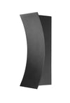 Landrum 2 Light Outdoor Wall Sconce in Black Finish