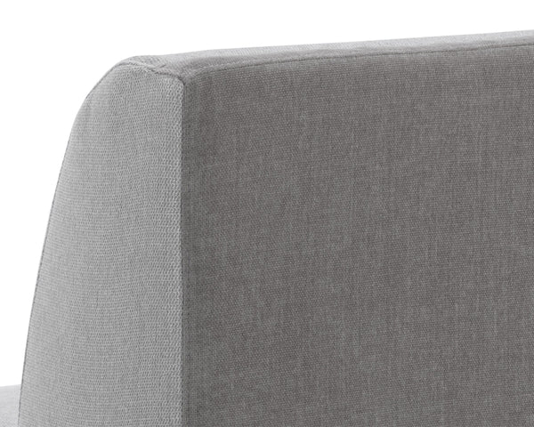 JACLYN MODULAR - ARMLESS CHAIR - EGYPT LIGHT GREY / DANNY MEDIUM GREY