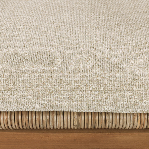 Valerie Outdoor Counter Stool in Teak and Olefin