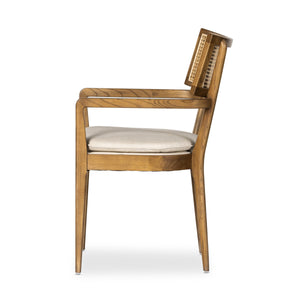 Britt Dining Armchair In Savile Flax