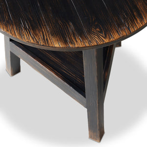 Kickapoo River Cricket Table in Distressed Black