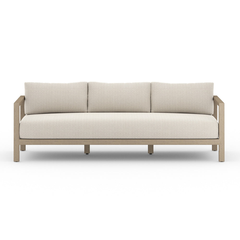 Sonoma Outdoor Sofa In 88" In Brown/Faye Sand