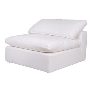 Clay Collection Slipper Chair in Cream White