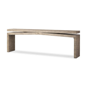 Matthes Large Console Table - Weathered Wheat