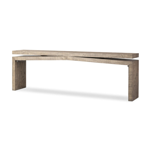 Matthes Large Console Table - Weathered Wheat
