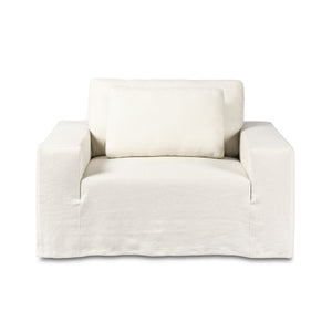 Ostend Outdoor Slipcover Chair - Bombay Flax