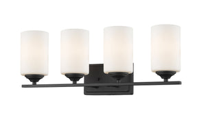 Bordeaux 4 Light Vanity  in Bronze Finish
