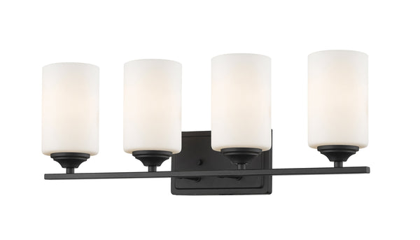 Bordeaux 4 Light Vanity  in Bronze Finish