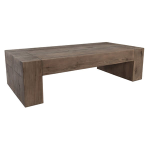 Bristol Solid Wood Coffee Table in Cafe Brown