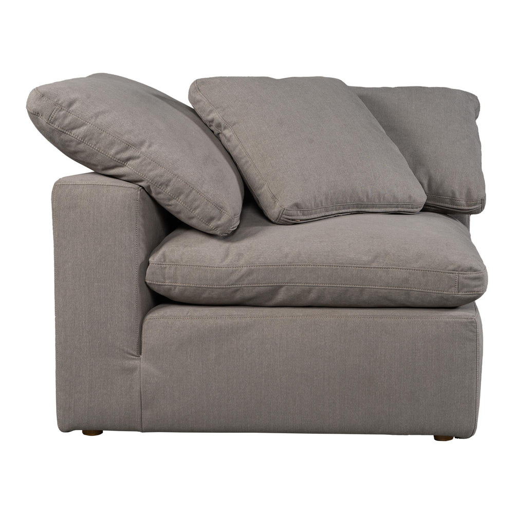 Terra Condo Corner Chair in Light Grey