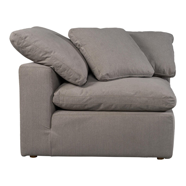 Terra Condo Corner Chair in Light Grey