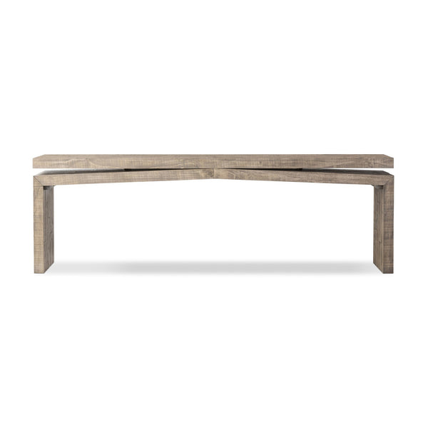 Matthes Large Console Table - Weathered Wheat
