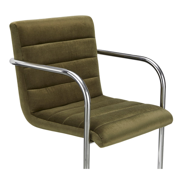 Moe's Pedro Dining Chair Green Mohair Set