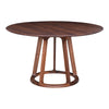 Moe's Aldo Round Dining Table in Walnut