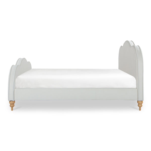 Moe's Jacqueline King Bed in Cream Upholstery