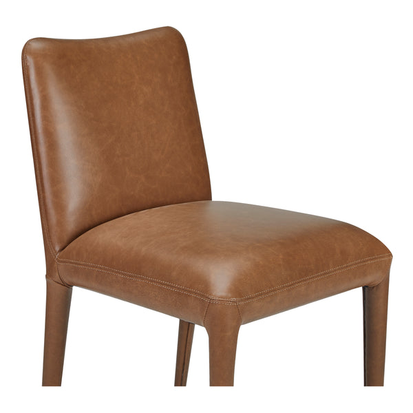 Moe's Calla Set of 2 Brown Leather Dining Chairs