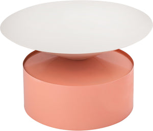 Abel Coffee Table In White and Pink