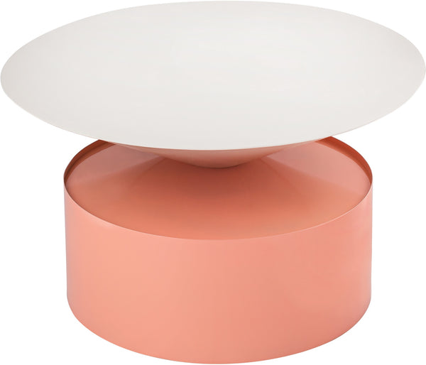 Abel Coffee Table In White and Pink