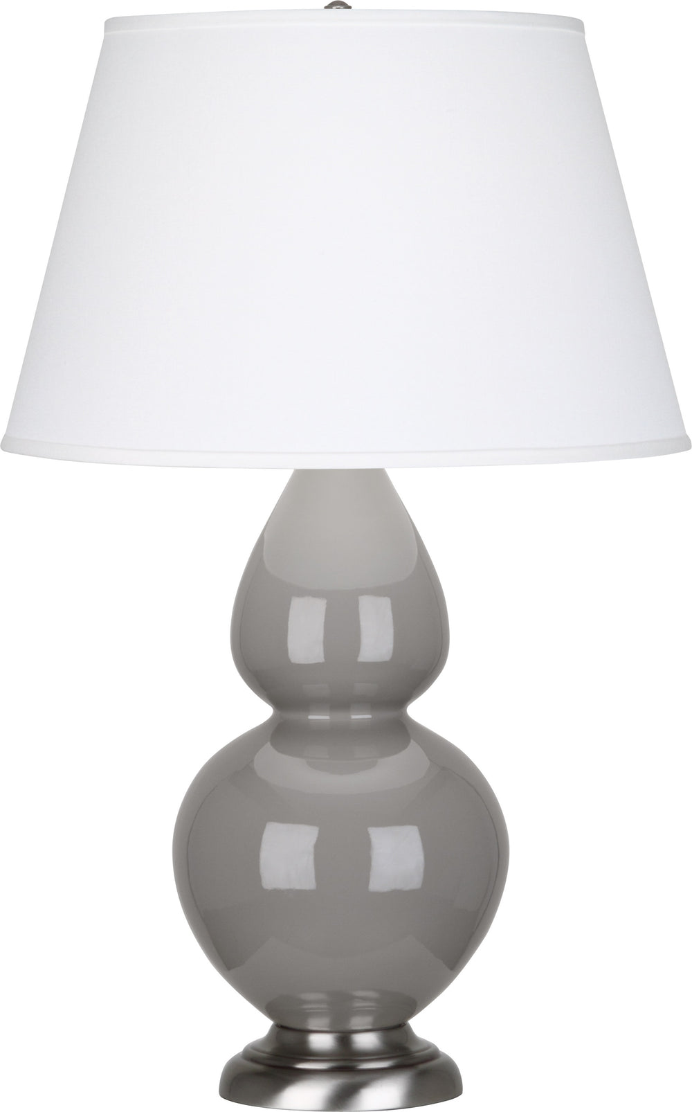 Smokey Taupe Double Gourd Table Lamp