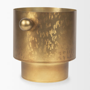 Juno 8.5H Large Gold Iron Vase