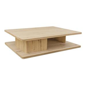 Moe's Casey Large Coffee Table in Rustic Oak