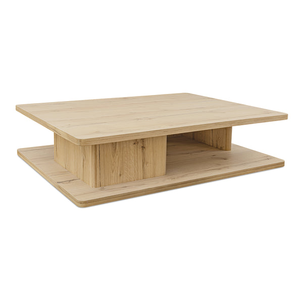 Moe's Casey Large Coffee Table in Rustic Oak