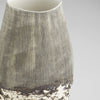 Calypso Vase | Off White | Brown - Small