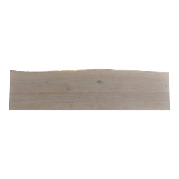 Moe's Bird Console Table Natural Oak with Iron Base