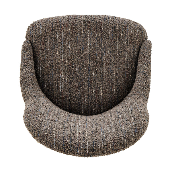 Katrisa KD Boucle Dining Side Chair, Zenith Brown