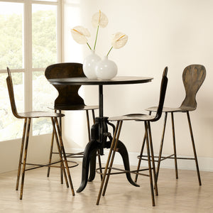 McCallan Metal Chair, Acid Wash Metal