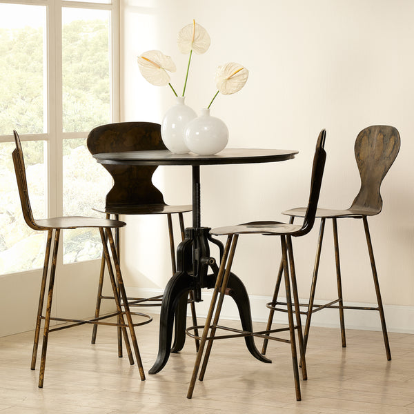 McCallan Metal Chair, Acid Wash Metal