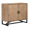 Sierra 2 Door Cabinet Natural Wood