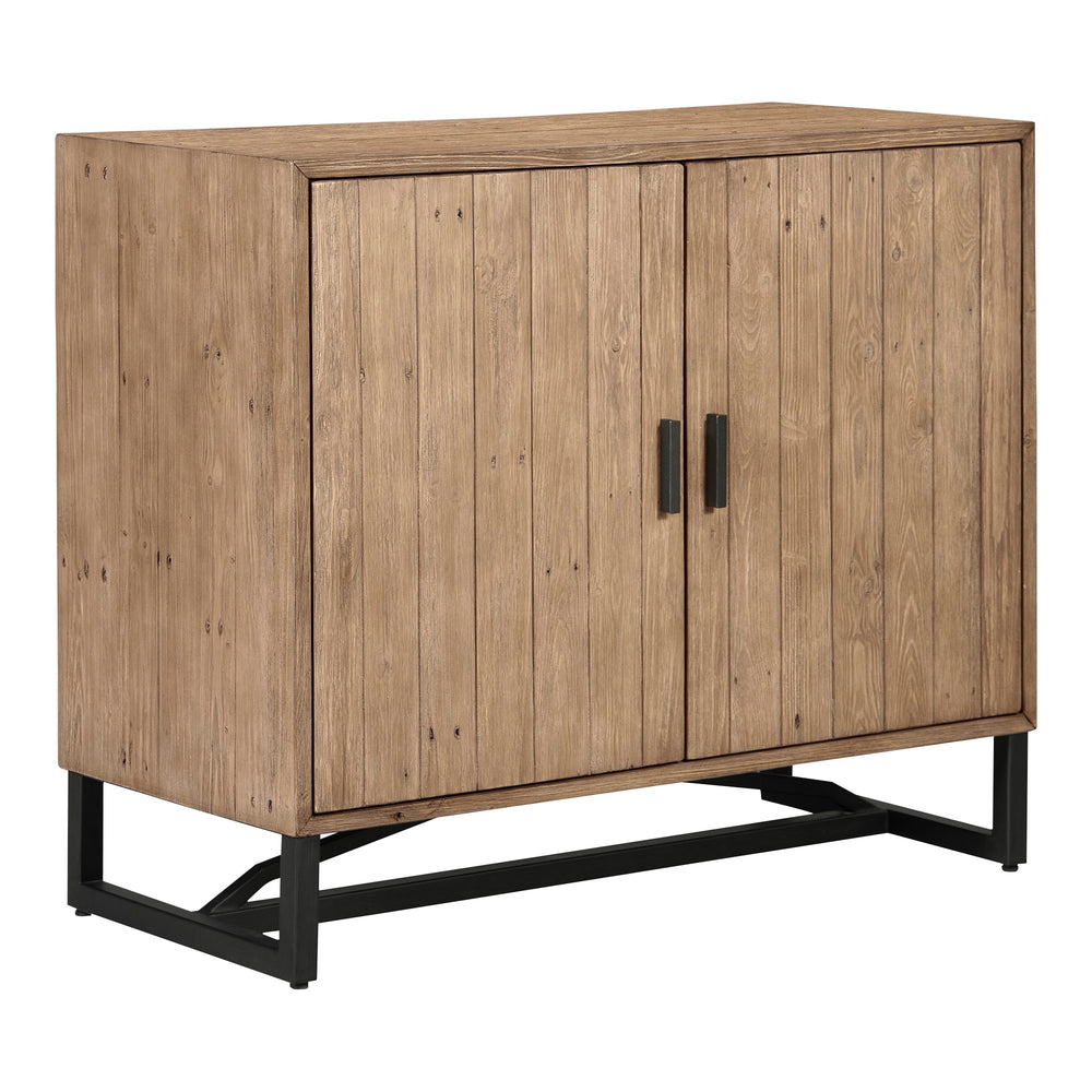 Sierra 2 Door Cabinet Natural Wood