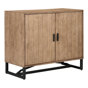 Sierra 2 Door Cabinet Natural Wood